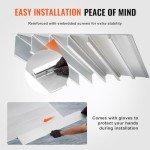 VEVOR 4" Aluminum Wheelchair Door Threshold Ramp