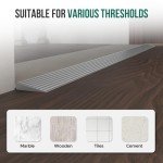 Self-Adhesive Rubber Threshold Ramp for Wheelchairs