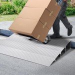 VEVOR 4" Aluminum Wheelchair Door Threshold Ramp