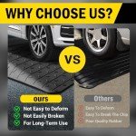 VILBLE 1" Rubber Anti-Slip Door Threshold Ramps