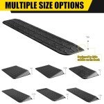 VILBLE 1" Rubber Anti-Slip Door Threshold Ramps