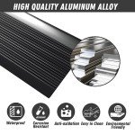 Aluminum Threshold Strip Set for Doorways (2pcs)