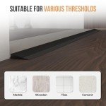 Boiarc 1" Rise Non-Slip Rubber Wheelchair Ramp