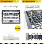 HOXWELL Modular Wheelchair Threshold Ramps - 2 PCS