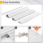 IRONMAX Adjustable Aluminum Door Ramp for Wheelchairs