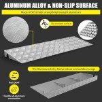 2" Aluminum Doorway Ramp for Wheelchairs