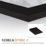 Boiarc 1" Rise Non-Slip Rubber Wheelchair Ramp