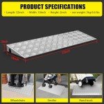 2" Aluminum Doorway Ramp for Wheelchairs