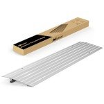 Portable Aluminum Wheelchair Threshold Ramp 1" Rise