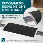 Nuvium Aluminum Wheelchair Ramp with Detachable Supports