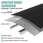 Nuvium Aluminum Wheelchair Ramp with Detachable Supports