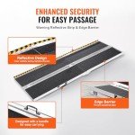 VEVOR 8 ft Portable Aluminum Wheelchair Ramp