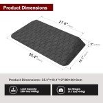 Ruedamann 3" Rise 35.4" Wide Wheelchair Ramp