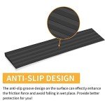 Non-Slip Rubber Door Threshold Ramp for Wheelchairs