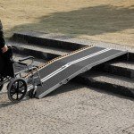 VEVOR 8 ft Portable Aluminum Wheelchair Ramp