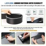 Solid Rubber Threshold Ramp for Wheelchairs, 2.5 cm