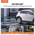 VEVOR Heavy-Duty Rubber Wheelchair Ramp 15 Tons