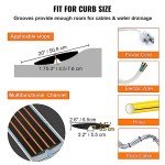 VEVOR Heavy-Duty Rubber Wheelchair Ramp 15 Tons