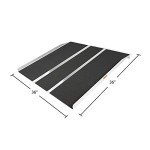 Silver Spring 6" High Aluminum Threshold Ramp