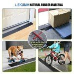 Solid Rubber Threshold Ramp for Wheelchairs, 2.5 cm