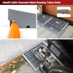 Portable 2-Inch Detachable Wheelchair Ramps - 2 Pack