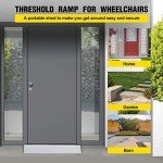 Aluminum Threshold Ramp for Wheelchairs - 2.5 cm