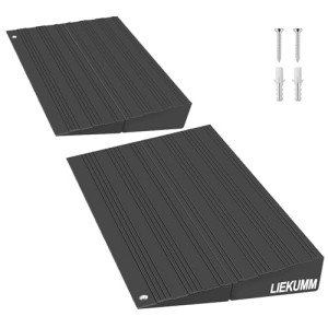 Aluminum 2-Inch Rise Wheelchair Threshold Ramp