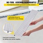 Aluminum Threshold Ramp for Wheelchairs - 2.5 cm