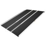 Aluminum Threshold Ramp - 10" High, 5' Long