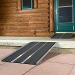 Aluminum Threshold Ramp - 10" High, 5' Long