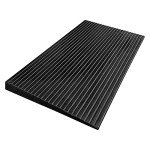 Non-Slip Rubber Wheelchair Ramp for Accessibility