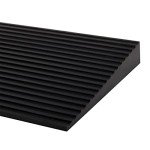 CINNYE Heavy-Duty Rubber Wheelchair Ramp, Non-Slip