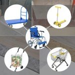 4Pcs Rubber Wheelchair Ramp Threshold Protectors (Gray)