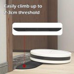 4Pcs Rubber Wheelchair Ramp Threshold Protectors (Gray)