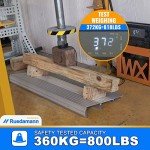 Adjustable 3" Aluminum Wheelchair Ramp - 800 lbs Capacity