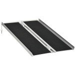 Portable 4ft Aluminum Wheelchair and Scooter Ramp