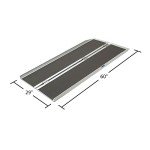 Silver Spring 5' x 29" Aluminum Folding Wheelchair Ramp