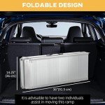 Portable 6ft Aluminum Folding Wheelchair Ramp