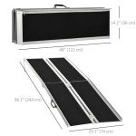 Portable 8ft Aluminum Wheelchair Ramp for Mobility