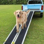 Goplus Adjustable Heavy-Duty Portable Wheelchair Ramps