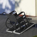 Portable Aluminum Wheelchair Ramp with Carry Handle