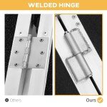 Portable Aluminum Wheelchair Ramp with Carry Handle