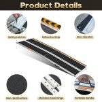 Fuchnuo Folding Wheelchair Ramp - 244cm x 80cm