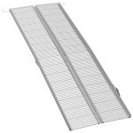 8ft Aluminum Folding Wheelchair Ramp for Stairs