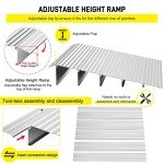 5" Aluminum Door Threshold Ramp for Wheelchairs