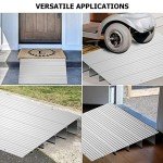 5" Aluminum Door Threshold Ramp for Wheelchairs