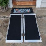 3FT Folding Aluminum Wheelchair Ramp with Non-Skid Surface