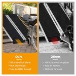 3FT Portable Non-Slip Wheelchair Ramp with Handle