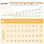 3FT Folding Aluminum Wheelchair Ramp with Non-Skid Surface
