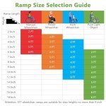 3FT Portable Non-Slip Wheelchair Ramp with Handle